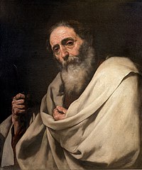 Apostle, Saint Bartholomew, 1630–1635, 77 x 64 cm., Museo del Prado