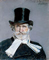 Image 23The iconic Portrait of Giuseppe Verdi (1886) by Giovanni Boldini (from Romantic music)