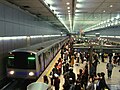 Ένα τρένο Kawasaki στη γραμμή Taipei Metro Xiaonanmen