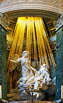 Extazul Sfintei Tereza; de Gian Lorenzo Bernini; 1647–1652; marmură; înălțime: 3,5 m; Santa Maria della Vittoria (Roma)[113]