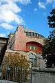 A close-up of the Hagia Sophia, Istanbul