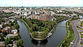 Udsigt over floden i Kharkiv