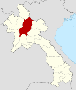 Kaart van Luang Prabang