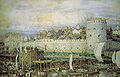 Kremlin de Moscova baixo Dmitri Donskói(A. Vasnetsov)