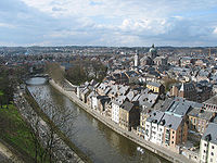 Sambre v centru Namuru