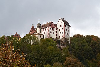 Burg vom Trubachtal in westlicher Richtung (2007)