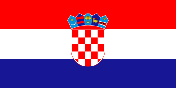 Kroatische Flagge