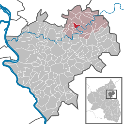 Läget för Geilnau i Rhein-Lahn-Kreis