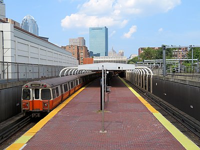 Most newer rail stations, like Massachusetts Avenue, have island platforms.