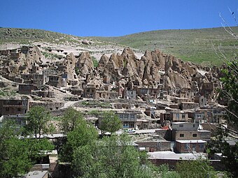 Village troglodytique de Kandovan, Iran.
