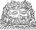 چاپی چوبی از پاپ دوم قصه‌های کانتربوری به چاپ ویلیام کاکستون در ۱۴۸۳