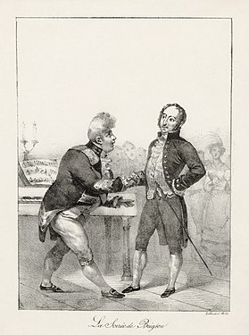 George IV greeting Gioachino Rossini