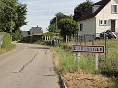 Entrée de Cliponville.