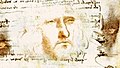 Presunto autoritratto di giovane Leonardo da Vinci recuperato da un disegno cancellato nel Trattato degli Uccelli