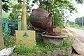 Giant teapot outside Tân Cương Tea Company