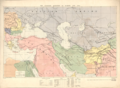 Ottoman Empire (1299–1922 AD), Qajar Iran (1789–1925 AD) and Russian Empire (1721–1917 AD) in 1886 AD.