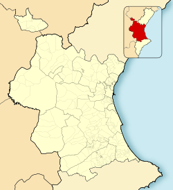 Sinarcas is located in Province of Valencia