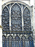 Окно кафедрального собора в Амьене