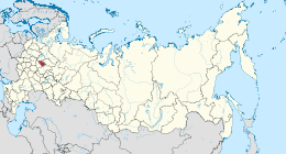 Oblast' di Ivanovo – Localizzazione