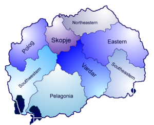 Macedónia régiói