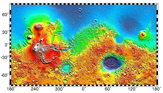 Mapa Marsu