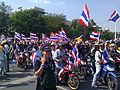 Image 2Protesters mobilising, 1 December 2013 (from History of Thailand)