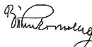 Firma di Eduard von Böhm-Ermolli