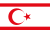 Die Flagge der Türkischen Republik Nordzypern