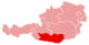 Расположение округов