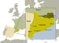 Spartizione della Catalogna a seguito della pace dei Pirenei.