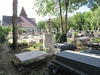 Vue du cimetière.