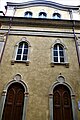 Façade de la synagogue de Coni