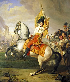 Эрцгерцог Карл во время сражения при Асперне