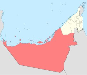 Абу-Даби на карте