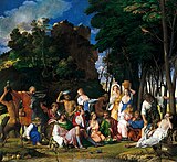 Джованни Беллини. Пиршество богов. 1514. Вашингтон, Национальная галерея искусства