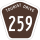 Tourist Drive 259 marker