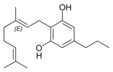 Strukturformel Cannabigerovarin