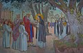 Фреска церкви св. Одилии[фр.] в Лапутруа (1938, художник Морис Дени)