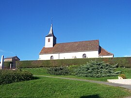 The church in Le Tartre