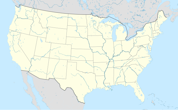 Location of 2000 USA Team Handball College Nationals Teams Men's Division