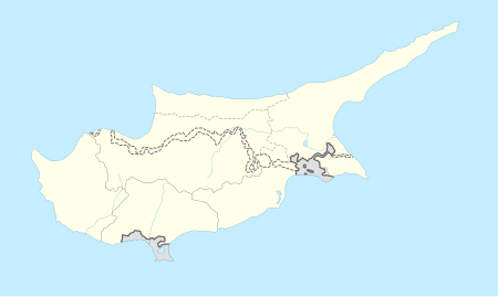 Чемпіонат Кіпру з футболу 2008—2009. Карта розташування: Кіпр
