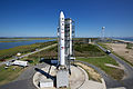 КА LADEE и ракета-носитель Минотавр-5 на стартовой площадке LP-0B космопорта MARS