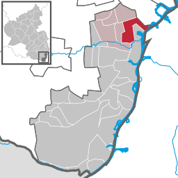 Läget för Lingenfeld i Landkreis Germersheim