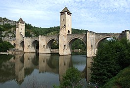 Puente Valentre en Cahors, 1308.