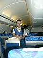 Бортпроводник на борту Embraer ERJ 145 LR