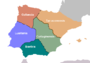 Carte de l'Hispania