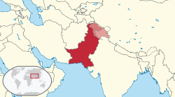 Pakistan kotus kaardi pääl