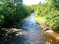 The site of the old Haugholm Ford from the road bridge.