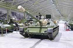 АСУ-85 в экспозиции Музея отечественной военной истории в деревне Падиково Московской области