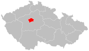 Poziția localității Praga